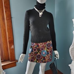 Express Black wool knitted turtleneck XS